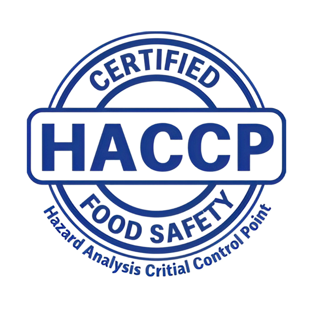 HACCP certified