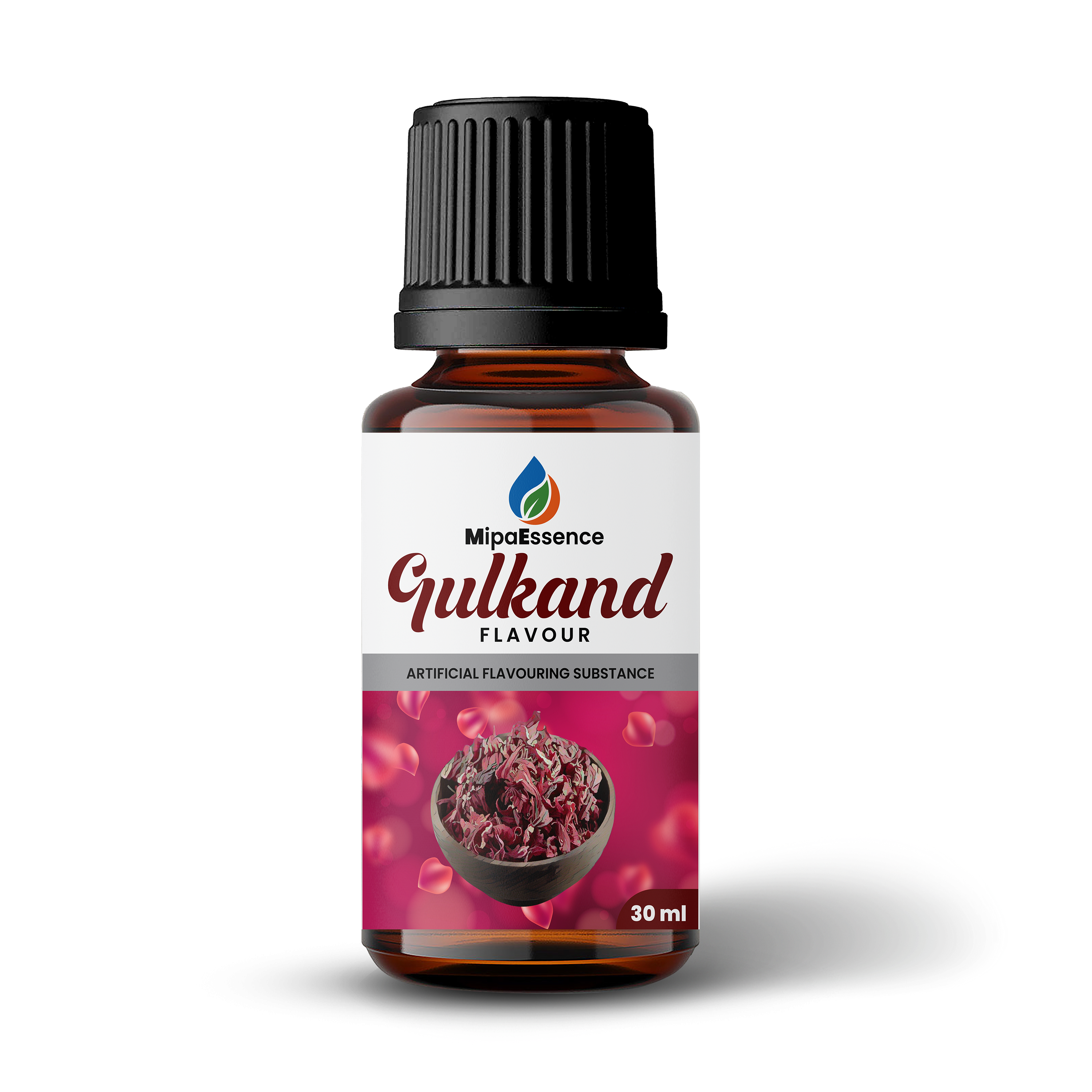 MipaEssence Gulkand Food Flavour – Rose Petal Essence for Sweets, Mukhwas & Dairy Desserts