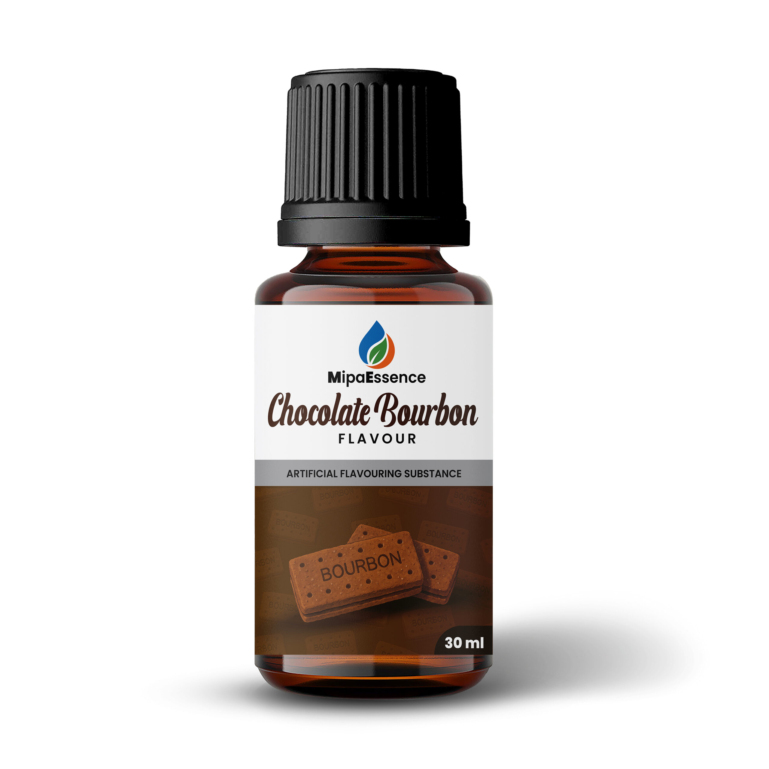 MipaEssence Chocolate Bourbon Food Flavour – Biscuit Essence for Bakery, Cream Fillings & Desserts